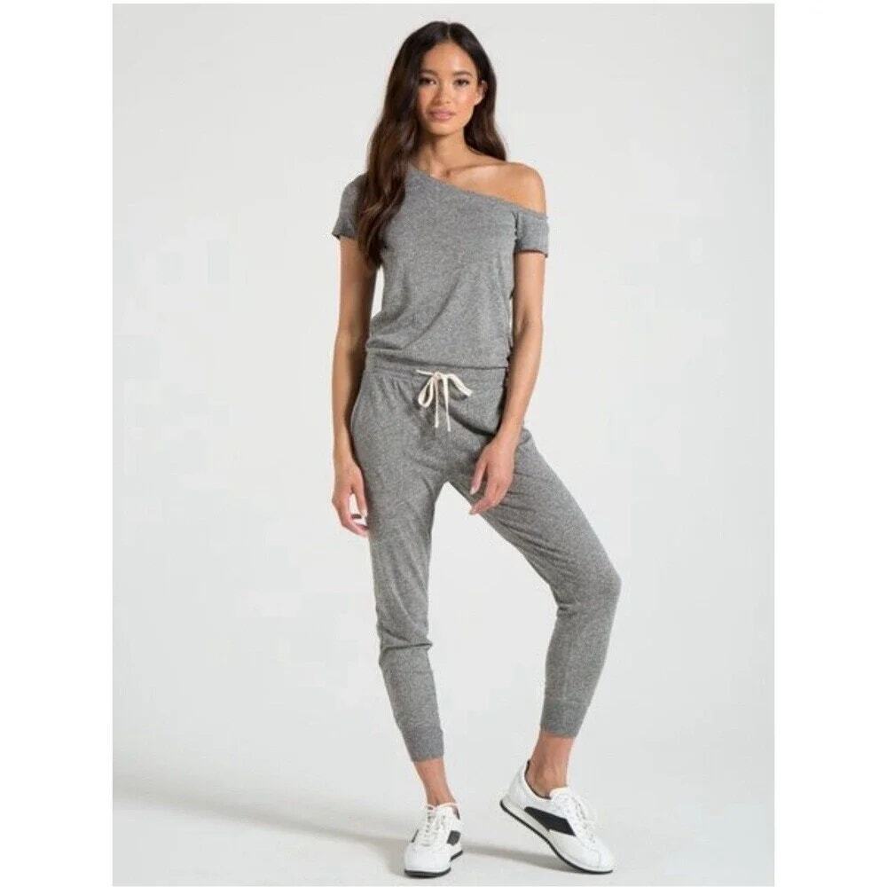 PHILANTHROPY BRITTON ASYMMETRICAL STREETWEAR LUXURY JUMPSUIT XS